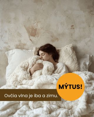 💡 Myslíš, že ovčia vlna je len na zimu? Veľký omyl! Apríl je tu, slnko naberá silu a my začíname vetrať periny. 🌞 Ale...